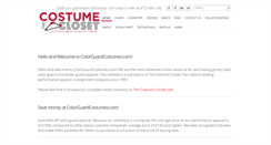 Desktop Screenshot of colorguardcostumes.com